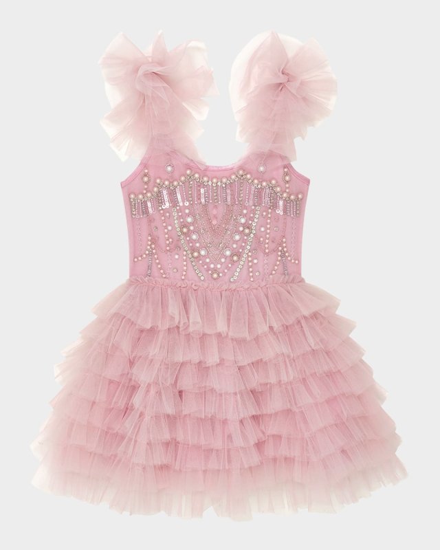 Girl's Bebe Ballroom Bliss Tutu Dress, Size 3M-24
